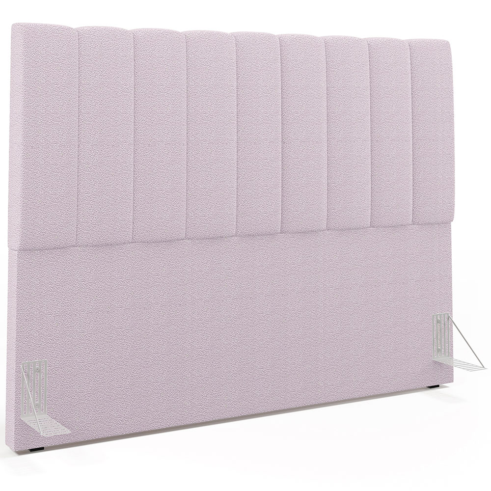 Cabeceira Cama Box Casal 140 cm Dália W01 Bouclê Rosê - Lyam Decor