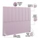 Cabeceira Cama Box Casal 140 cm Dália W01 Bouclê Rosê - Lyam Decor