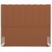 Cabeceira Cama Box Casal 140 cm Dália W01 Bouclê Terracota - Lyam Decor