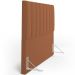 Cabeceira Cama Box Casal 140 cm Dália W01 Bouclê Terracota - Lyam Decor