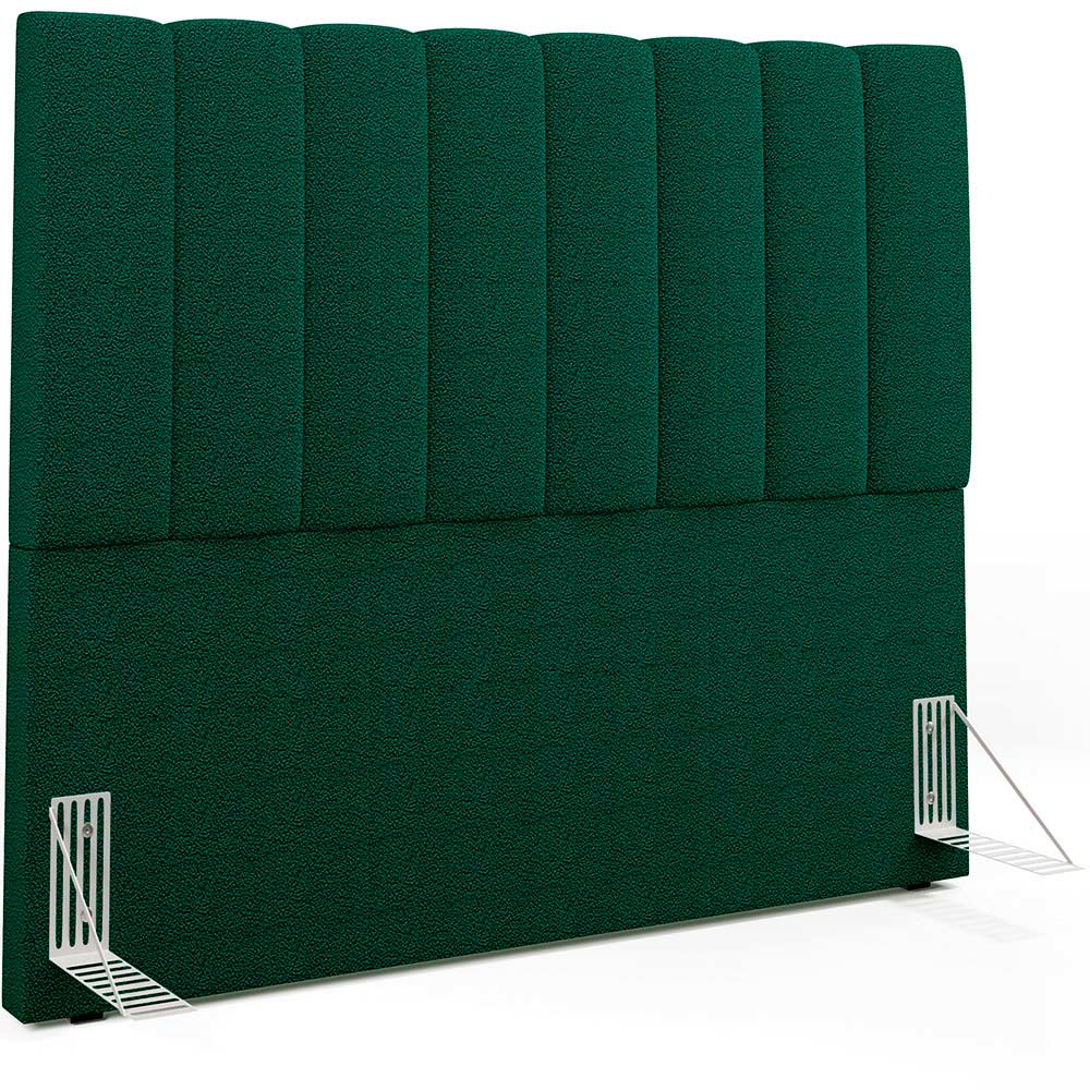 Cabeceira Cama Box Casal 140 cm Dália W01 Bouclê Verde - Lyam Decor