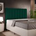 Cabeceira Cama Box Casal 140 cm Dália W01 Bouclê Verde - Lyam Decor