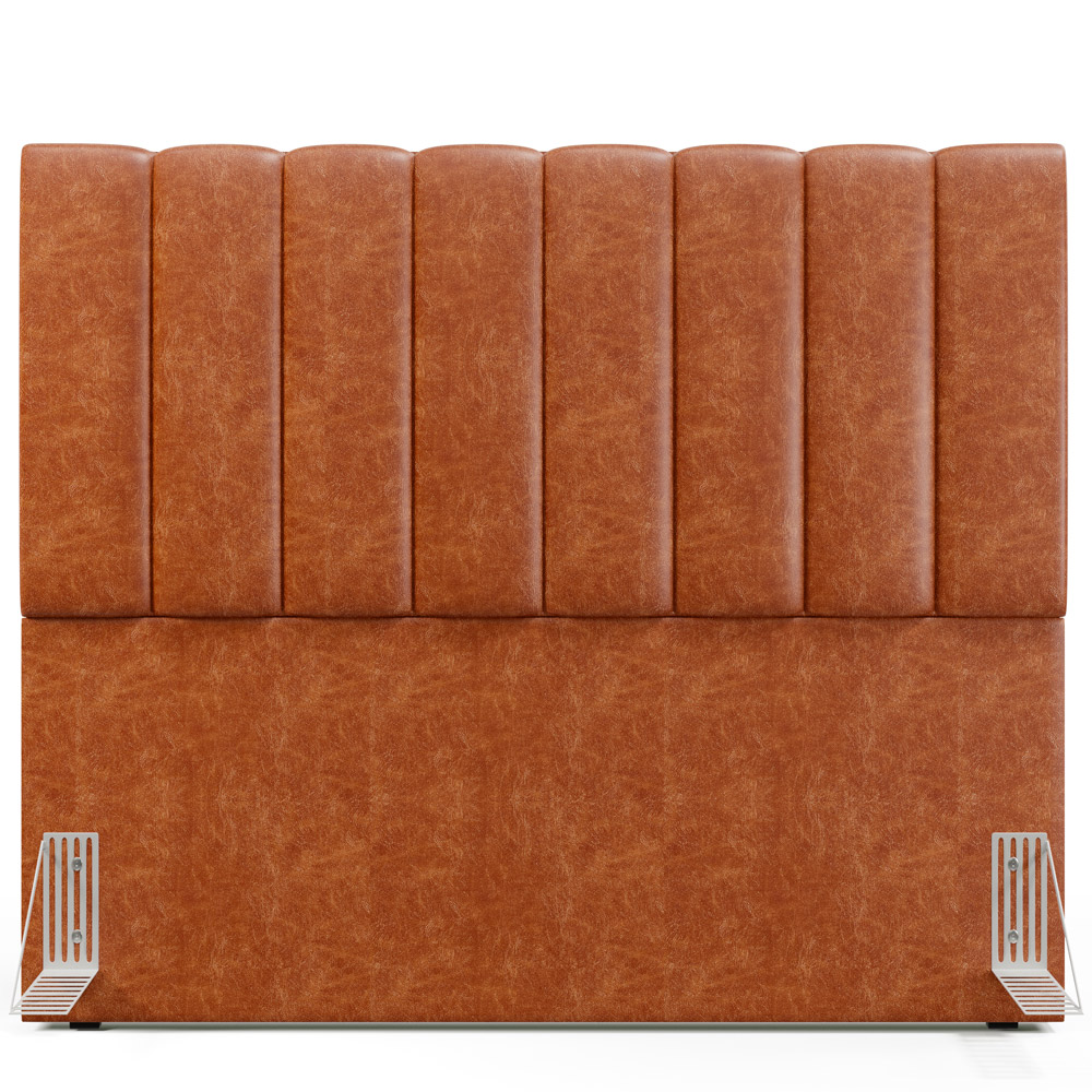 Cabeceira Cama Box Casal 140 cm Dália W01 Couríssimo Camel - Lyam Decor