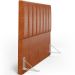Cabeceira Cama Box Casal 140 cm Dália W01 Couríssimo Camel - Lyam Decor