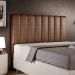 Cabeceira Cama Box Casal 140 cm Dália W01 Couríssimo Marrom - Lyam Decor