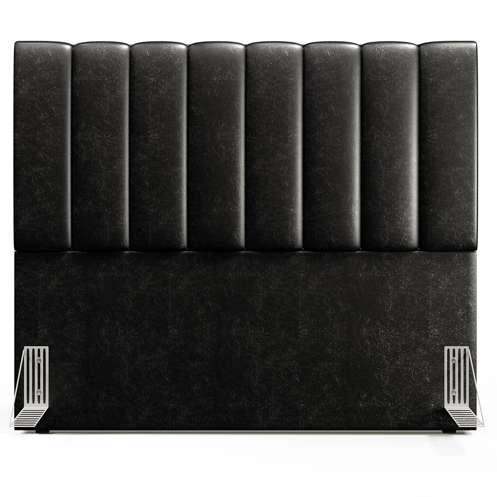 Cabeceira Cama Box Casal 140 cm Dália W01 Couríssimo Preto - Lyam Decor