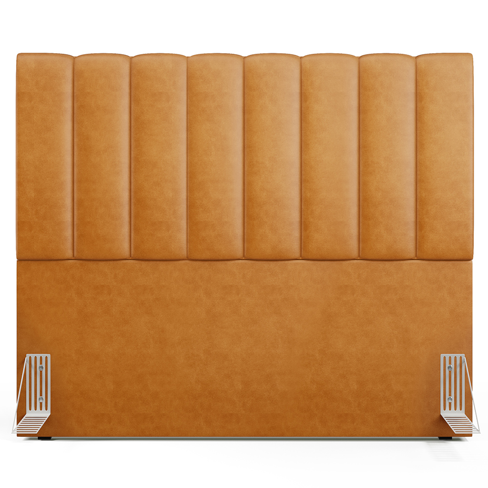 Cabeceira Cama Box Casal 140 cm Dália W01 Couríssimo Whisky - Lyam Decor