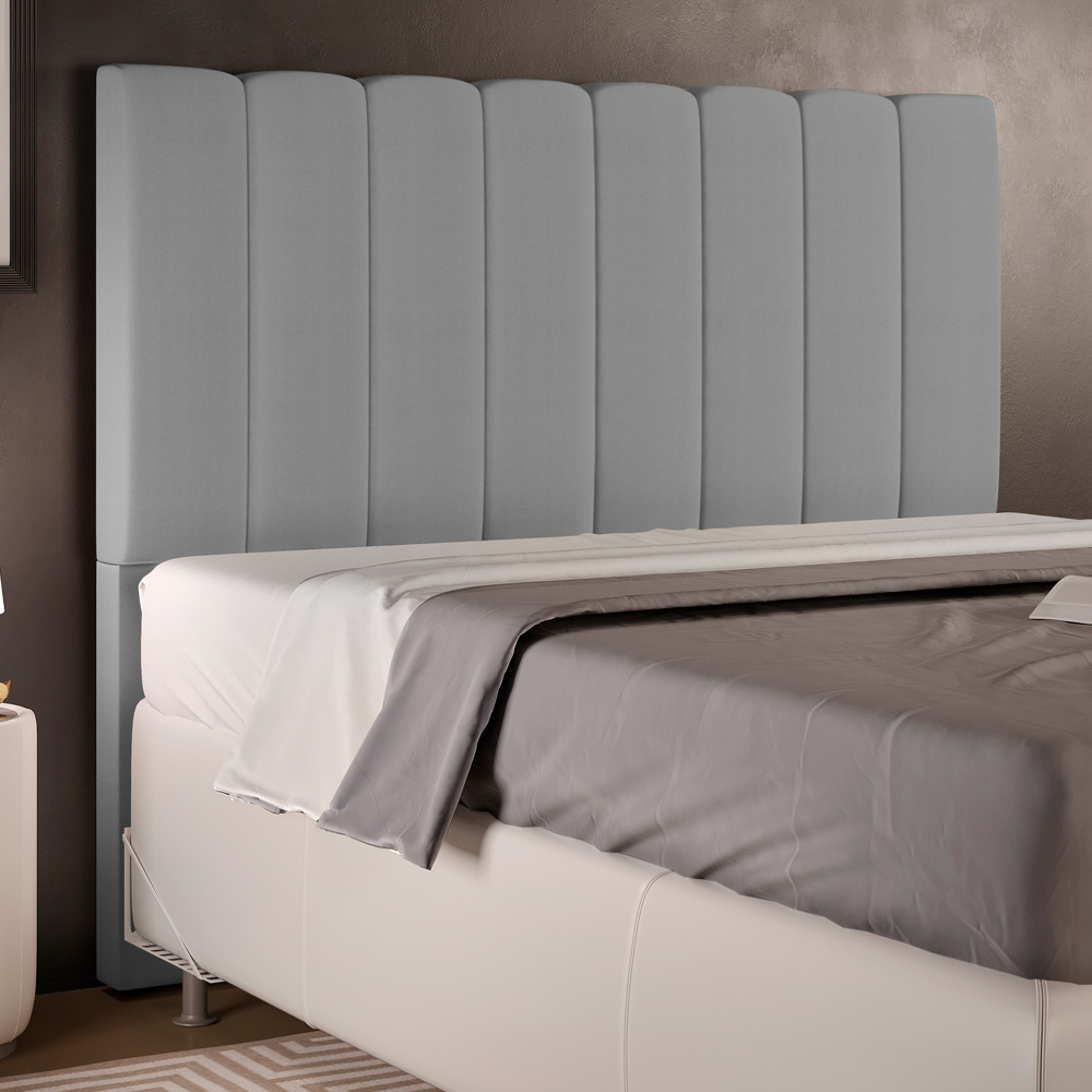 Cabeceira Cama Box Casal 140 cm Dália W01 Facto Cinza - Lyam Decor