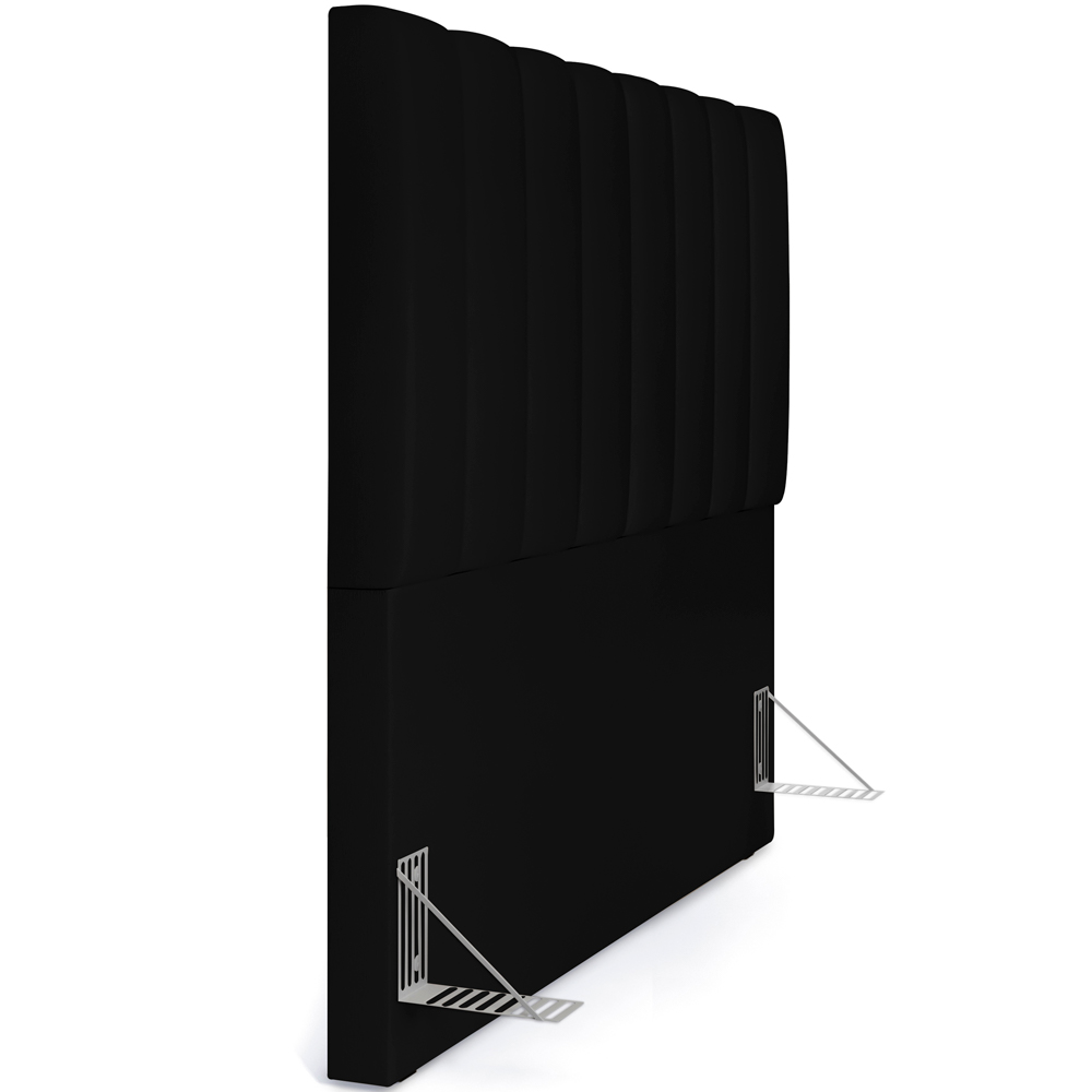 Cabeceira Cama Box Casal 140 cm Dália W01 Facto Preto - Lyam Decor