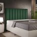 Cabeceira Cama Box Casal 140 cm Dália W01 Facto Verde Musgo - Lyam Decor