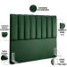 Cabeceira Cama Box Casal 140 cm Dália W01 Facto Verde Musgo - Lyam Decor