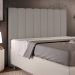 Cabeceira Cama Box Casal 140 cm Dália W01 Linho Bege - Lyam Decor