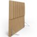 Cabeceira Cama Box Casal 140 cm Dália W01 Linho Bege Escuro - Lyam Decor