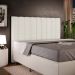 Cabeceira Cama Box Casal 140 cm Dália W01 Linho Champagne - Lyam Decor