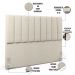 Cabeceira Cama Box Casal 140 cm Dália W01 Linho Champagne - Lyam Decor