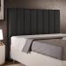 Cabeceira Cama Box Casal 140 cm Dália W01 Linho Chumbo - Lyam Decor