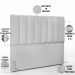 Cabeceira Cama Box Casal 140 cm Dália W01 Linho Cinza - Lyam Decor
