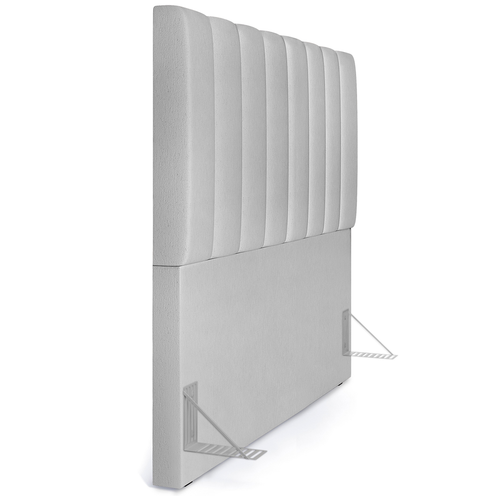 Cabeceira Cama Box Casal 140 cm Dália W01 Linho Cinza - Lyam Decor