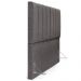 Cabeceira Cama Box Casal 140 cm Dália W01 Linho Cinza Escuro - Lyam Decor