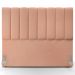Cabeceira Cama Box Casal 140 cm Dália W01 Linho Rosê - Lyam Decor
