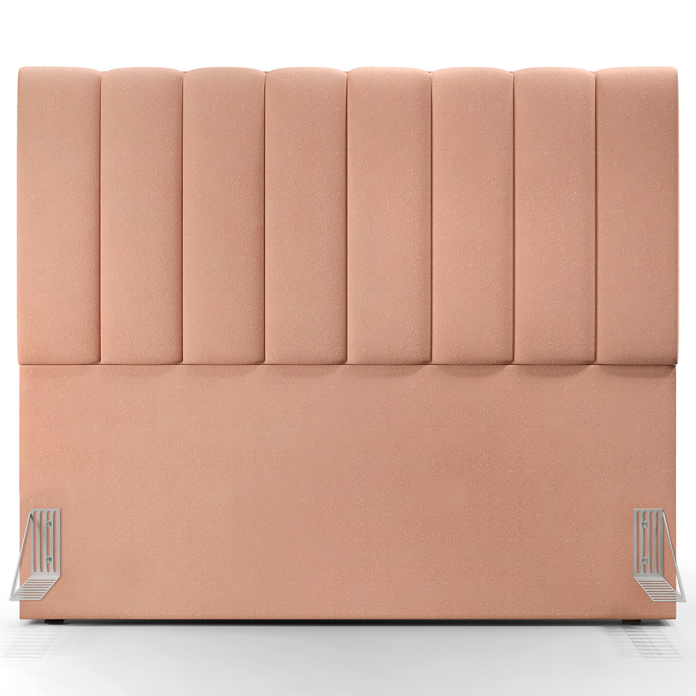 Cabeceira Cama Box Casal 140 cm Dália W01 Linho Rosê - Lyam Decor