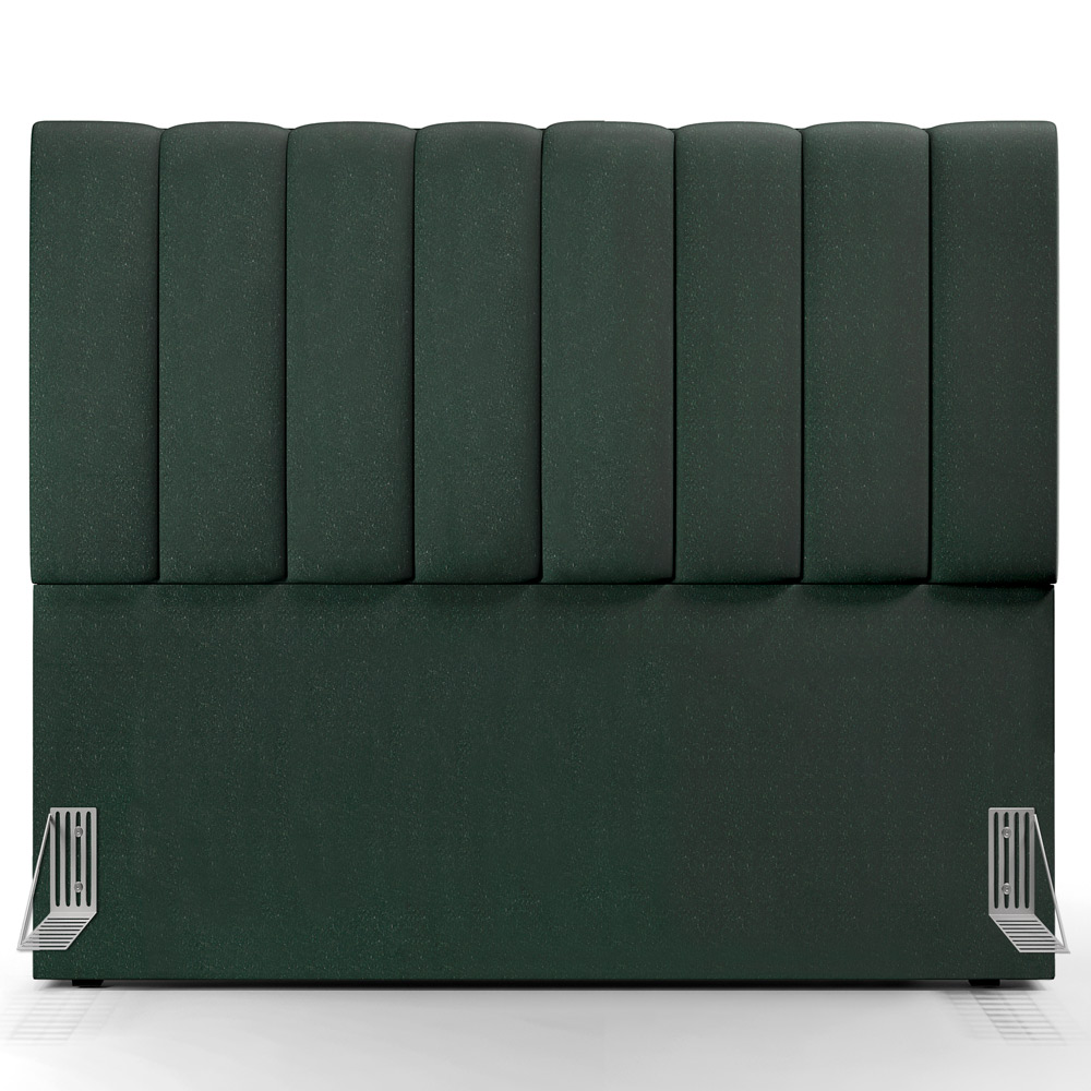 Cabeceira Cama Box Casal 140 cm Dália W01 Linho Verde Musgo - Lyam Decor