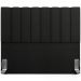 Cabeceira Cama Box Casal 140 cm Dália W01 Poliéster Preto - Lyam