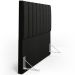 Cabeceira Cama Box Casal 140 cm Dália W01 Poliéster Preto - Lyam