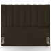 Cabeceira Cama Box Casal 140 cm Dália W01 Suede Marrom - Lyam Decor