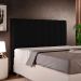 Cabeceira Cama Box Casal 140 cm Dália W01 Suede Preto - Lyam Decor