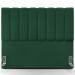 Cabeceira Cama Box Casal 140 cm Dália W01 Suede Verde Musgo - Lyam Decor