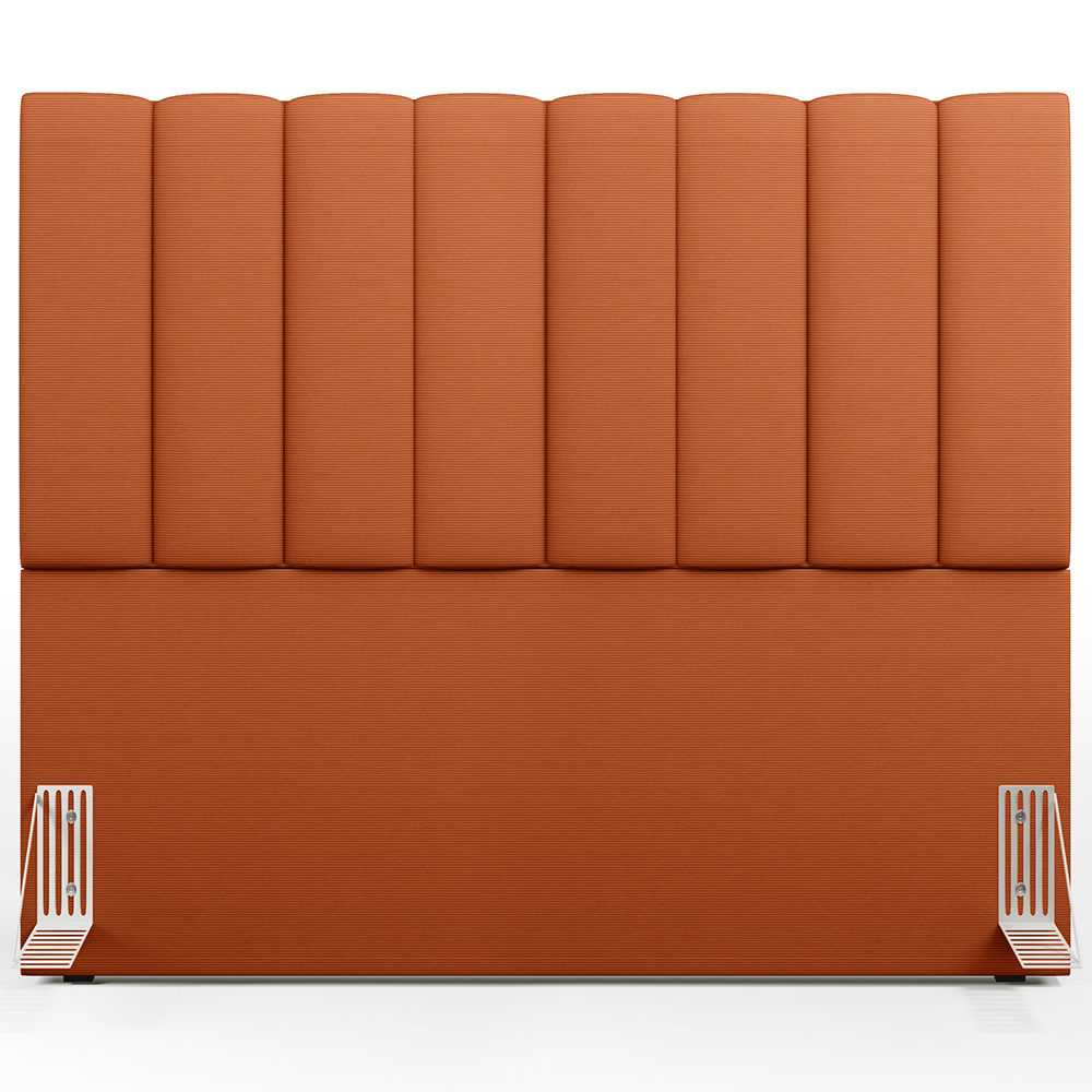 Cabeceira Cama Box Casal 140 cm Dália W01 Tecido Terracota - Lyam Decor