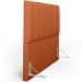 Cabeceira Cama Box Casal 140 cm Dália W01 Tecido Terracota - Lyam Decor