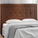 Cabeceira Cama Box Casal 140 cm P05 Atenas Corino Marrom - Lyam Decor