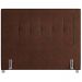 Cabeceira Cama Box Casal 140 cm P05 Atenas Corino Marrom - Lyam Decor