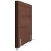 Cabeceira Cama Box Casal 140 cm P05 Atenas Corino Marrom - Lyam Decor