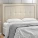 Cabeceira Cama Box Casal 140 cm P05 Atenas Facto Dunas Pérola - Lyam Decor
