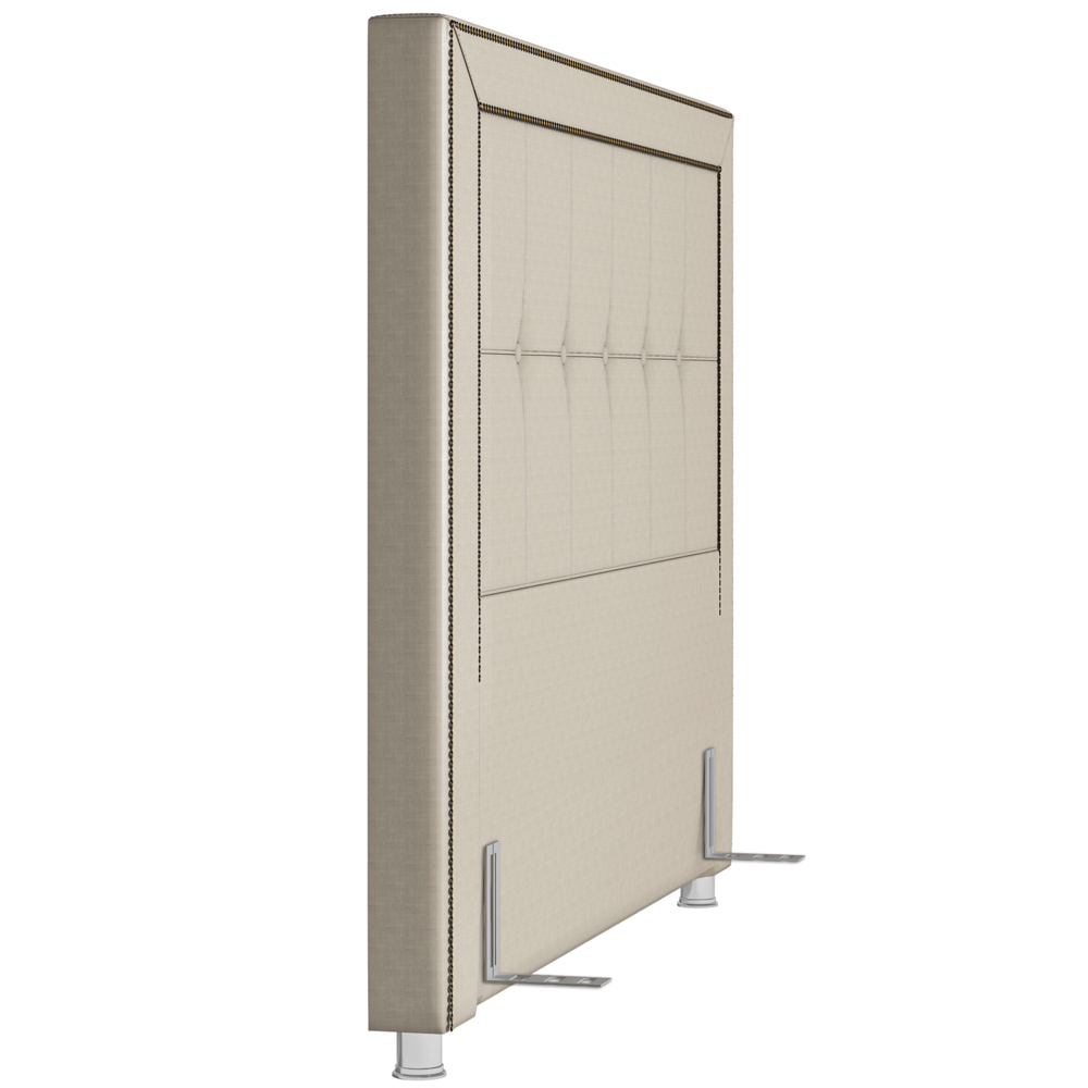 Cabeceira Cama Box Casal 140 cm P05 Atenas Facto Dunas Pérola - Lyam Decor