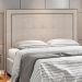 Cabeceira Cama Box Casal 140 cm P05 Atenas Linho Cru - Lyam Decor