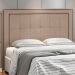 Cabeceira Cama Box Casal 140 cm P05 Atenas Veludo Bege - Lyam Decor