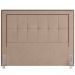 Cabeceira Cama Box Casal 140 cm P05 Atenas Veludo Bege - Lyam Decor