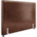 Cabeceira Cama Box Casal 140 cm P05 Berlim Corino Marrom - Lyam Decor