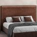 Cabeceira Cama Box Casal 140 cm P05 Berlim Corino Marrom - Lyam Decor