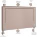 Cabeceira Cama Box Casal 140 cm P05 Berlim Linho Bege - Lyam Decor