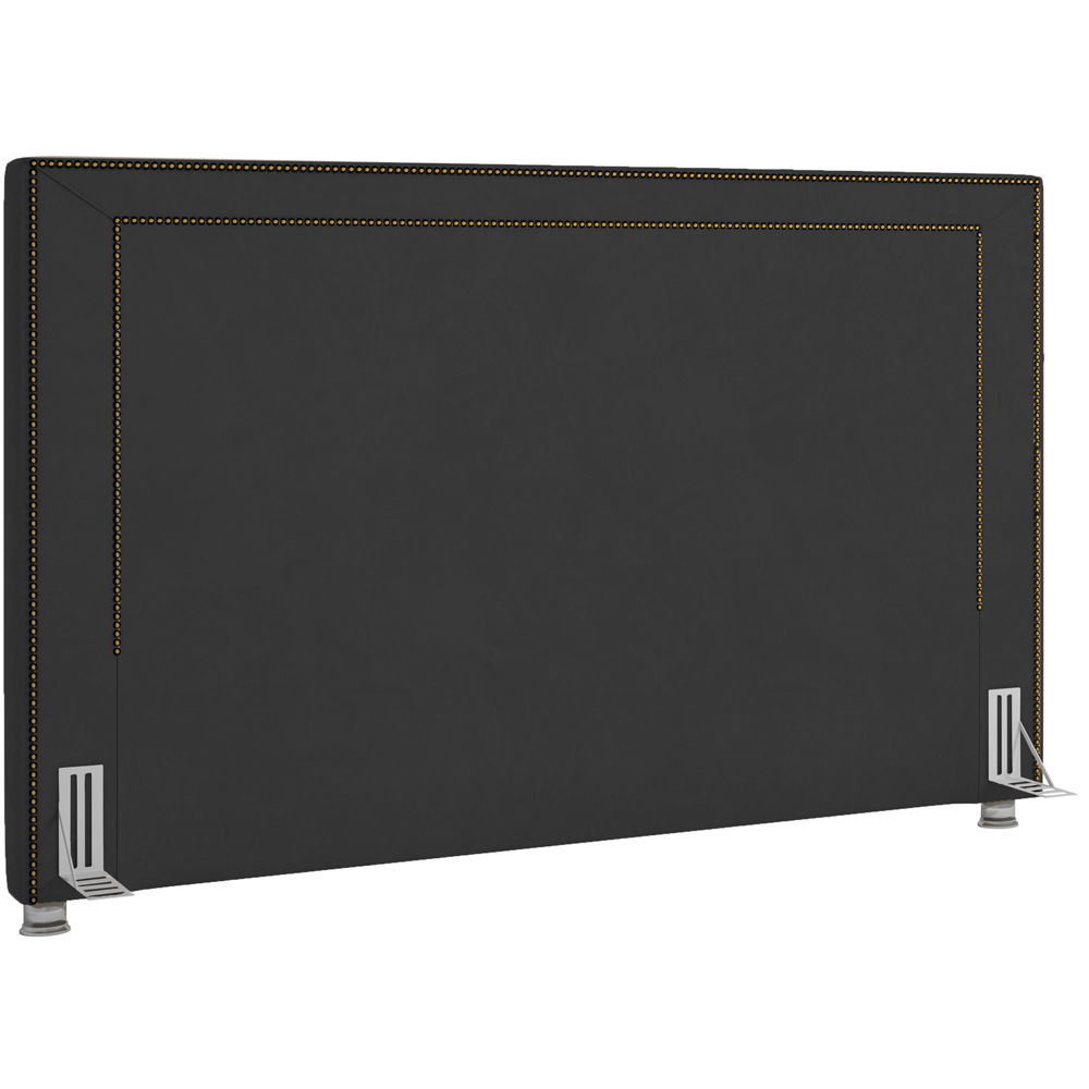 Cabeceira Cama Box Casal 140 cm P05 Berlim Veludo Preto - Lyam