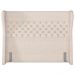 Cabeceira Cama Box Casal 140 cm P05 Madrid Linho Bege Claro - Lyam Decor
