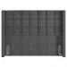 Cabeceira Cama Box Casal 140 cm P05 Paris Linho Cinza Escuro - Lyam Decor