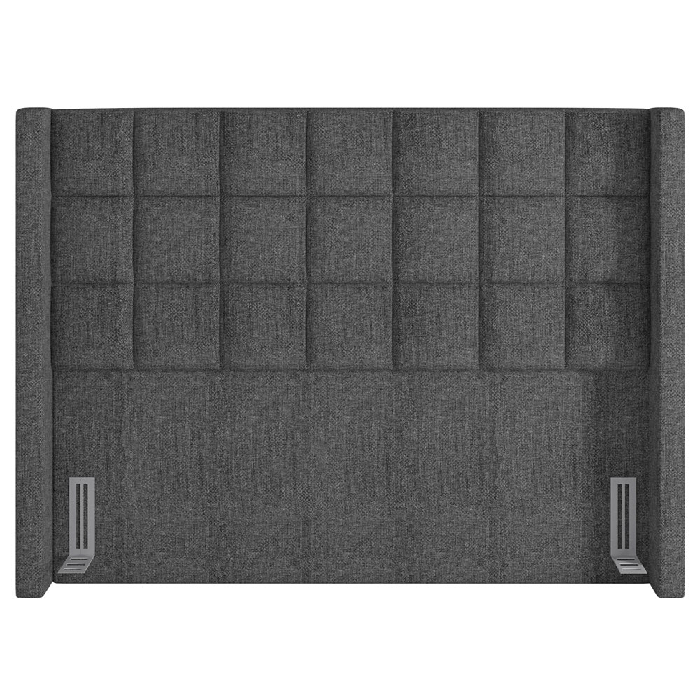 Cabeceira Cama Box Casal 140 cm P05 Paris Linho Cinza Escuro - Lyam Decor