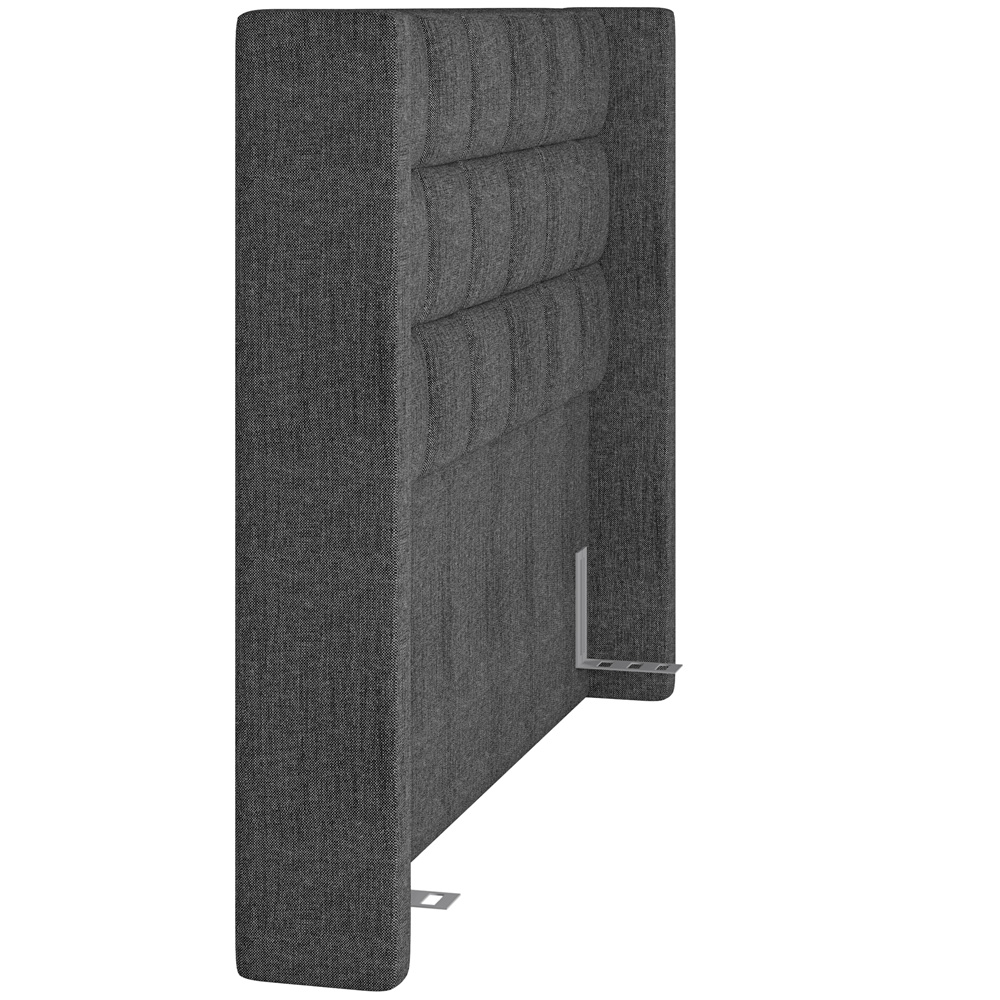 Cabeceira Cama Box Casal 140 cm P05 Paris Linho Cinza Escuro - Lyam Decor