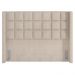 Cabeceira Cama Box Casal 140 cm P05 Paris Linho Creme - Lyam Decor